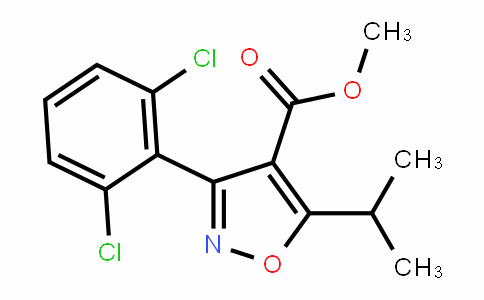 methyl 3-(2,6-dichlorophenyl)-5-isopropylisoxazole-4-carboxylate
