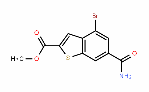 Methyl 4-broMo-6-carbaMoylbenzo[b]thiophene-2-carboxylate