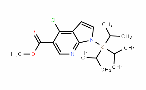 methyl 4-chloro-1-(triisopropylsilyl)-1H-pyrrolo[2,3-b]pyridine-5-carboxylate