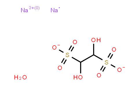 monosodium monosodium(II) mono(1,2-dihydroxyethane-1,2-disulfonate) hydrate