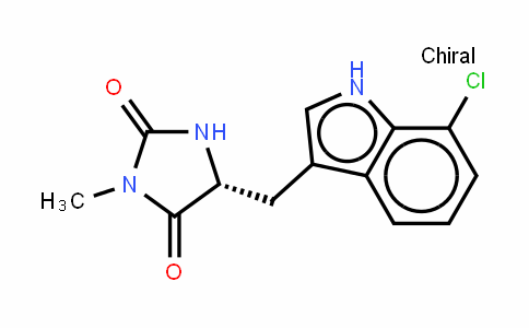 (5R)-5-[(7-氯-1H-吲哚-3-基)甲基]-3-甲基-2,4-咪唑烷二酮
