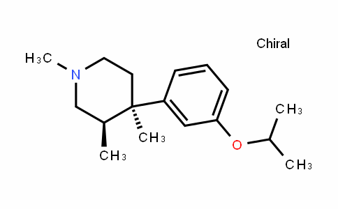 Piperidine, 1,3,4-trimethyl-4-[3-(1-methylethoxy)phenyl]-, (3R,4R)-