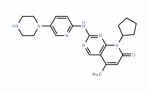 Pyrido[2,3-d]pyriMidin-7(8H)-one, 8-cyclopentyl-5-Methyl-2-[[5-(1-piperazinyl)-2-pyridinyl]aMino]-