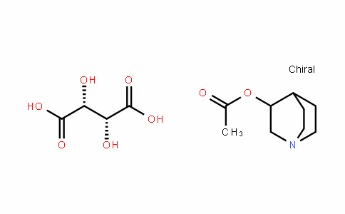 quinuclidin-3-yl acetate (2R,3R)-2,3-dihydroxysuccinate