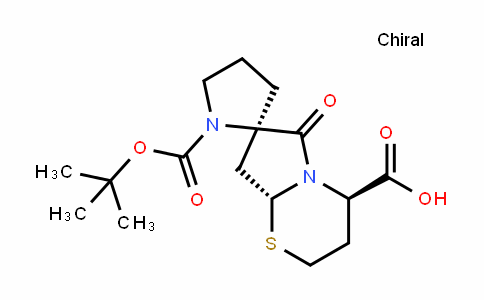 Spiro[pyrrolidine-2,7'(6'H)-[2H]pyrrolo[2,1-b][1,3]thiazine]-1,4'-dicarboxylic acid, tetrahydro-6'-oxo-, 1-(1,1-dimethylethyl) ester, (2R,4'R,8'aR)-