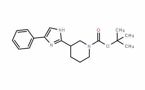 Tert-butyl 3-(4-phenyl-1H-imidazol-2-yl)piperidine-1-carboxylate
