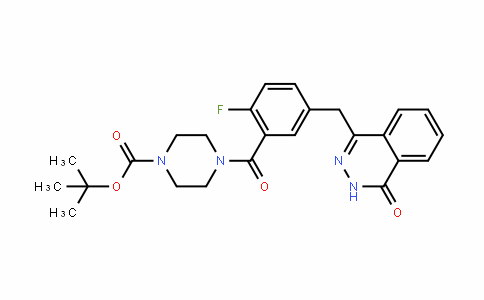 Tert-butyl 4-(2-fluoro-5-((4-oxo-3,4-dihydrophthalazin-1-yl)methyl)benzoyl)piperazine-1-carboxylate