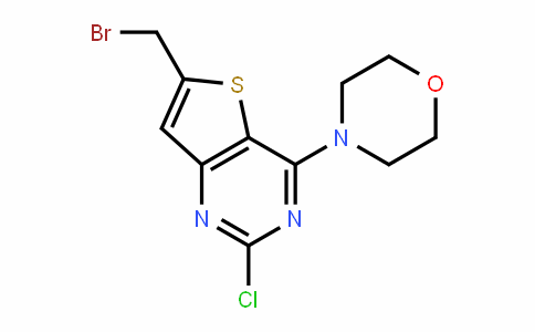 Thieno[3,2-d]pyriMidine, 6-(broMoMethyl)-2-chloro-4-(4-Morpholinyl)-