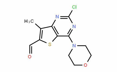 Thieno[3,2-d]pyrimidine-6-carboxaldehyde, 2-chloro-7-methyl-4-(4-morpholinyl)-