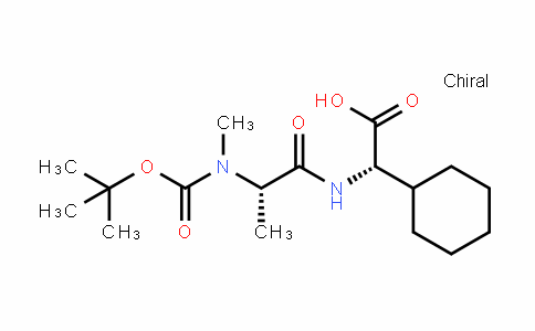 (2S)-[[N-(Tert-Butoxycarbonyl)-N-methyl-L-alanyl]amino](cyclohexyl)ethanoic acid