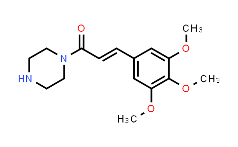 1-(Piperazin-1-yl)-3-(3,4,5-trimethoxyphenyl)prop-2-en-1-one