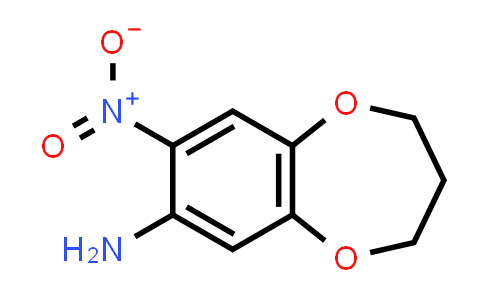 8-Nitro-3,4-dihydro-2H-1,5-benzodioxepin-7-amine