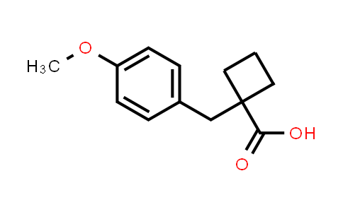 1-(4-Methoxybenzyl)cyclobutanecarboxylic acid