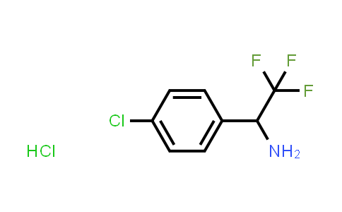 1-(4-chlorophenyl)-2,2,2-trifluoroethanamine HCl
