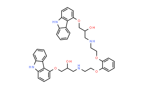Carvedilol bisalkylpyrocatechol derivative