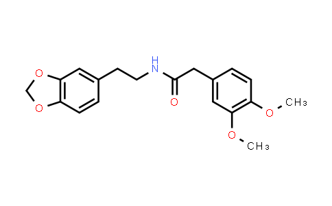 N-[2-(1,3-Benzodioxol-5-yl)ethyl]-2-(3,4-dimethoxyphenyl)acetamide