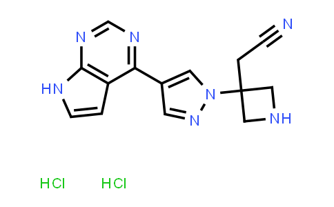 2-[3-[4-(7H-Pyrrolo[2,3-d]pyrimidin-4-yl)pyrazol-1-yl]azetidin-3-yl]acetonitrile dihydrochloride