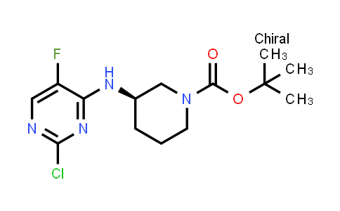 (R)-tert-butyl 3-((2-chloro-5-fluoropyrimidin-4-yl)amino)piperidine-1-carboxylate