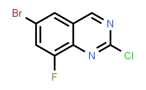 6-Bromo-2-chloro-8-fluoroquinazoline