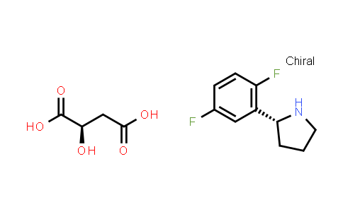 (R)-2-(2,5-difluorophenyl)pyrrolidine (R)-2-hydroxysuccinate