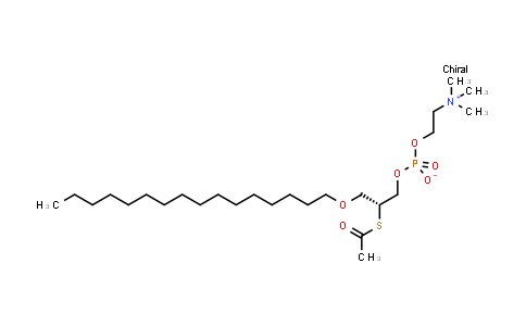 1-O-Hexadecyl-2-deoxy-2-thio-S-acetyl-sn-glyceryl-3-phosphorylcholine