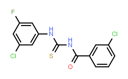 3-Chloro-N-(3-chloro-5-fluorophenylcarbamothioyl)benzamide