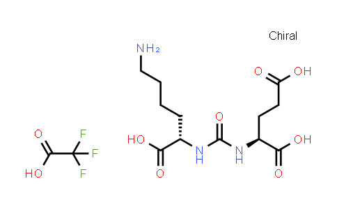 (2S)-2-(3-((S)-5-amino-1-carboxypentyl)ureido)pentanedioic acid TFA
