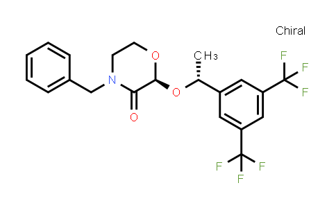(S)-2-((R)-1-(3,5-bis(trifluoromethyl)phenyl)ethoxy)-4-benzylmorpholin-3-one