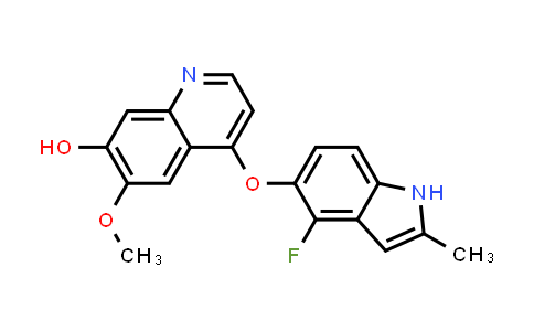 4-((4-Fluoro-2-methyl-1H-indol-5-yl)oxy)-6-methoxyquinolin-7-ol