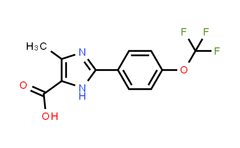 5-Methyl-2-[4-(trifluoromethoxy)phenyl]-3H-imidazole-4-carboxylic acid