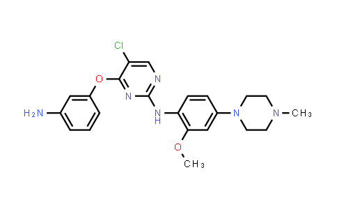 4-(3-aminophenoxy)-5-chloro-N-(2-methoxy-4-(4-methylpiperazin-1-yl)phenyl)pyrimidin-2-amine