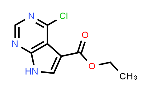 Ethyl 4-chloro-7H-pyrrolo[2,3-d]pyrimidine-5-carboxylate