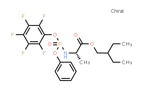 2-Ethylbutyl ((S)-(perfluorophenoxy)(phenoxy)phosphoryl)-L-alaninate