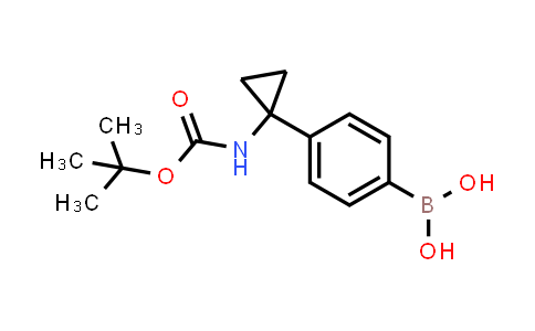 4-(1-(Tert-butoxycarbonylamino)cyclopropyl)phenylboronic acid