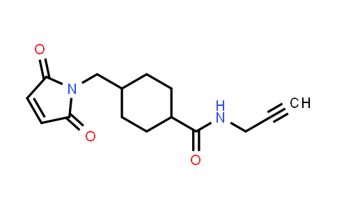 4-((2,5-Dioxo-2,5-dihydro-1H-pyrrol-1-yl)methyl)-N-(prop-2-yn-1-yl)cyclohexanecarboxamide
