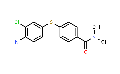 4-(4-Amino-3-chlorophenylthio)-N,N-dimethylbenzamide
