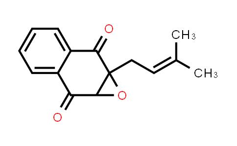 Naphth[2,3-b]oxirene-2,7-dione, 1a,7a-dihydro-1a-(3-Methyl-2-buten-1-yl)-