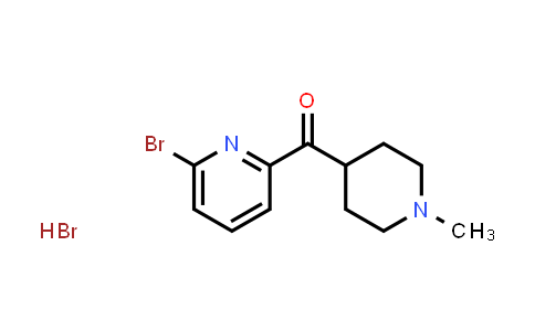 (6-Bromopyridin-2-yl)(1-methylpiperidin-4-yl)methanone hydrobromide
