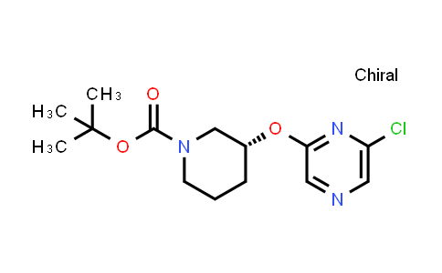 Tert-butyl(R)-3-((6-chloropyrazin-2-yl)oxy)piperidine-1-carboxylate