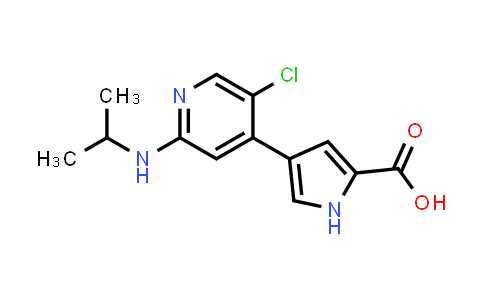 4-(5-Chloro-2-(isopropylamino)pyridin-4-yl)-1H-pyrrole-2-carboxylic acid