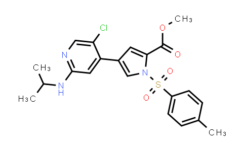 Methyl 4-(5-chloro-2-(isopropylamino)pyridin-4-yl)-1-tosyl-1H-pyrrole-2-carboxylate