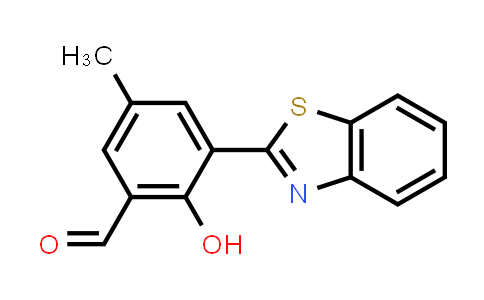 5-Methyl-3-(2-benzothiazolyl)-2-hydroxybenzaldehyde
