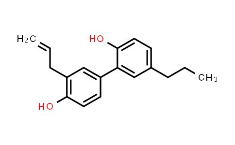 [1,1'-Biphenyl]-2,4'-diol, 3'-(2-propenyl)-5-propyl-