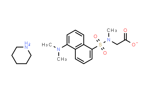 Dansylsarcosine piperidinium salt