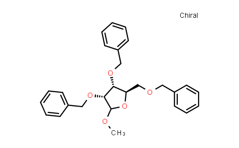 Methyl 2,3,5-tri-O-benzyl-D-ribofuranoside