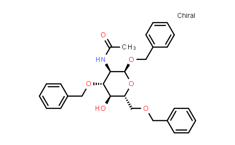 Benzyl 2-acetamido-3,6-di-O-benzyl-2-deoxy-alpha-D-glucopyranoside