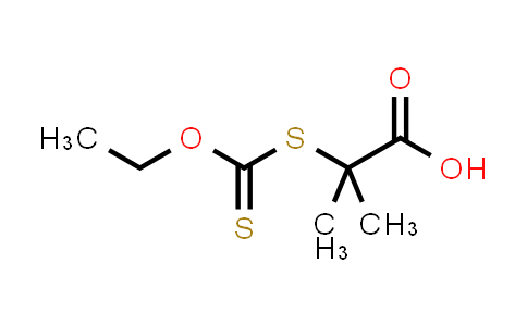 2-((Ethoxythioxo methyl)thio)-2-methylpropanoic acid