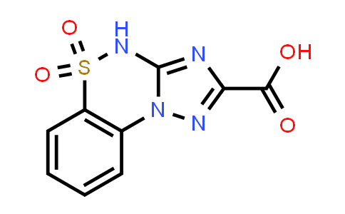5,5-Dioxo-4H-[1,2,4]triazolo[5,1-c][1,2,4]benzothiadiazine-2-carboxylic acid