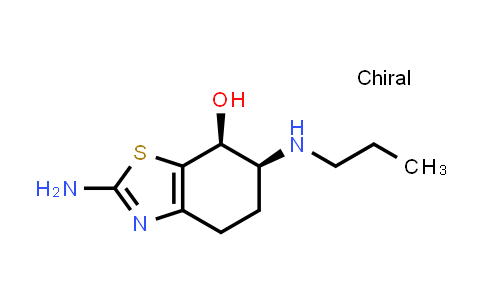 (6S,7S)-2-amino-6-(propylamino)-4,5,6,7-tetrahydro-1,3-benzothiazol-7-ol