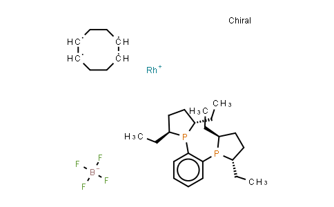 (+)-1,2-二((2S,5S)-2,5-二乙基磷杂唑基桥)苯(环辛二烯)铑(I)四氟硼酸